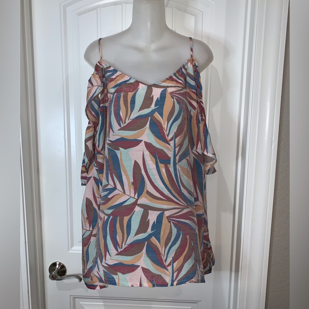 Lane Bryant Plus Multicolored Top NWOT